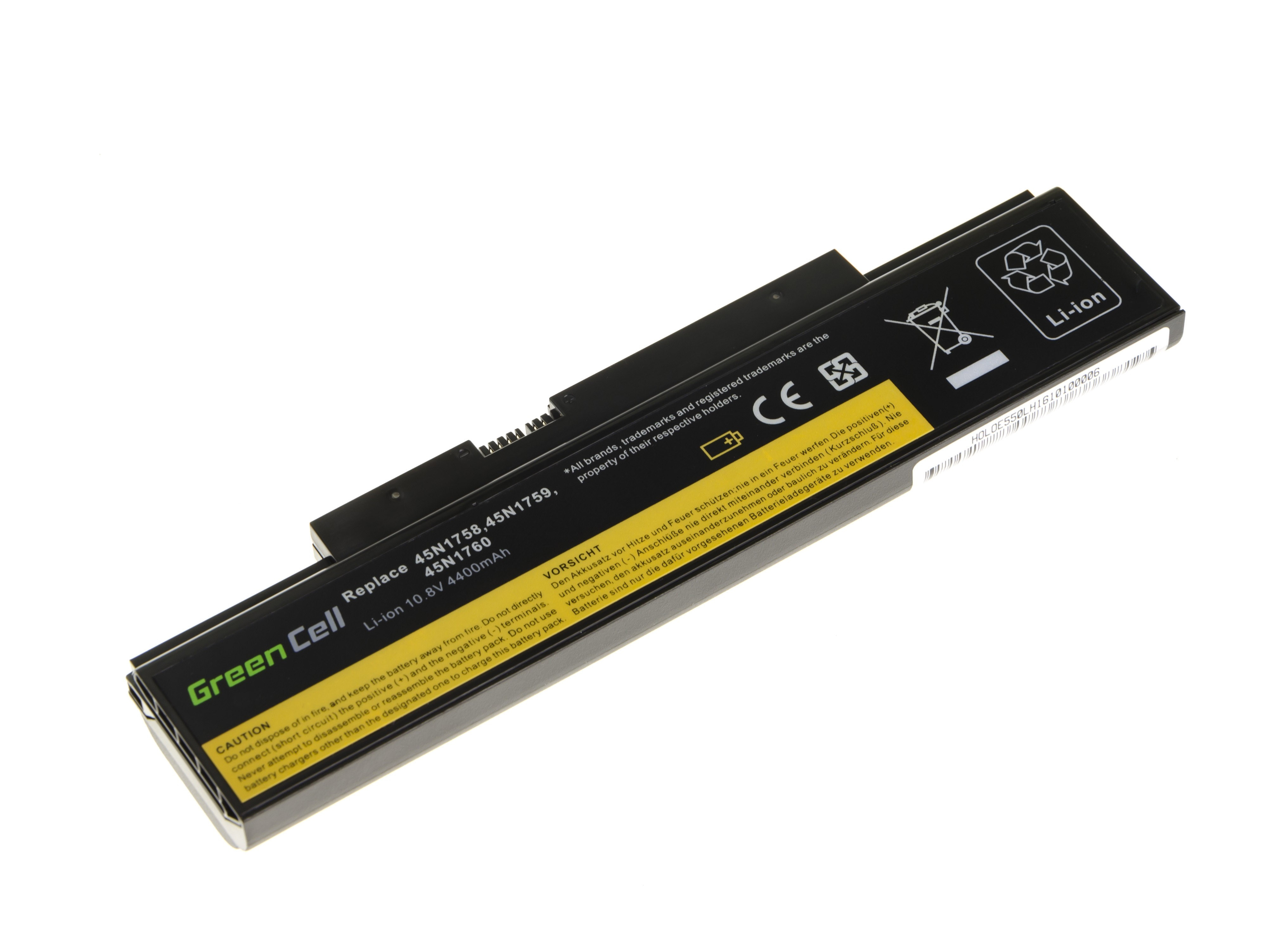 *Green Cell LE80 Baterie Lenovo ThinkPad Edge E550 E550c E555 E560 E565 4400mAh Li-ion