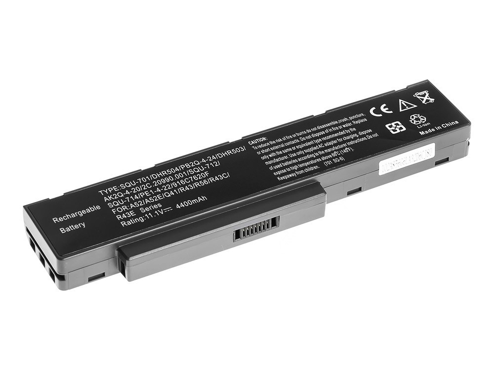 Green Cell Battery SQU-701 for BenQ JoyBook A52 A53 A52E