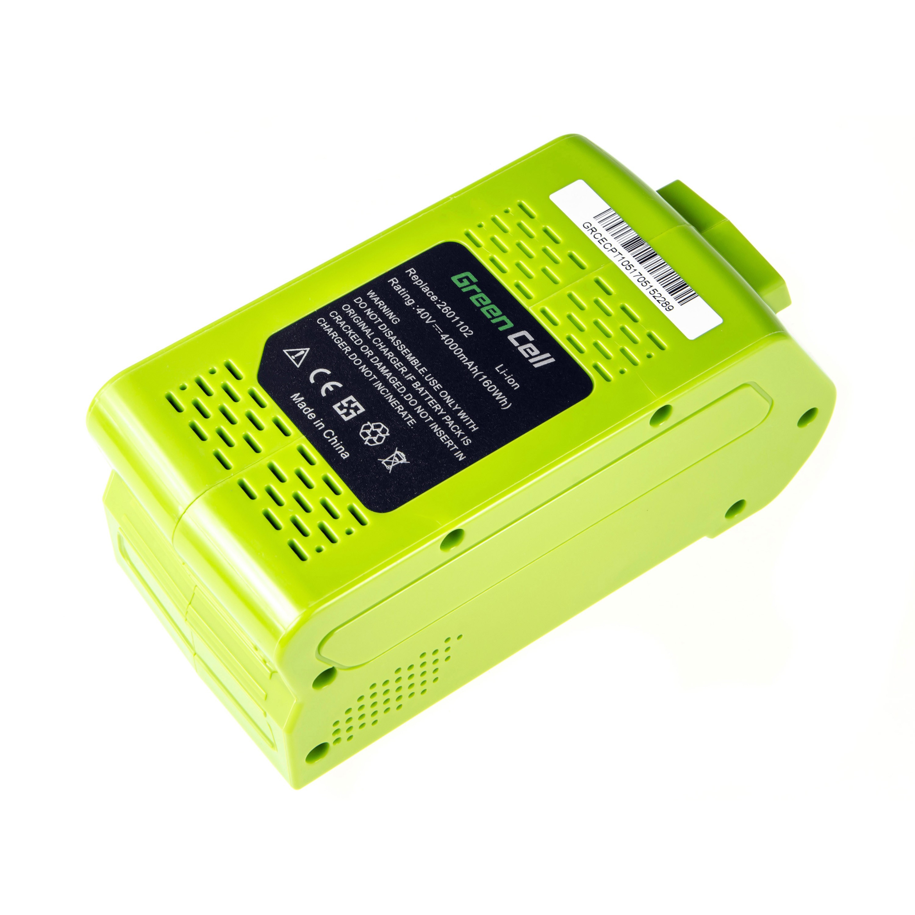 **Baterie Green Cell GreenWorks 2601102 G-MAX 40V 4000mAh Li-ion