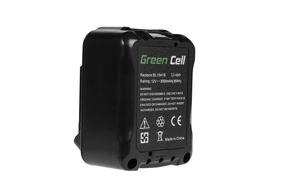 Baterie Green Cell Makita BL1016 BL1021B BL1040B BL1041B Makita DF031 DF331 HP330 TD110 TM30 UM600 12V 3000mAh Li-ion