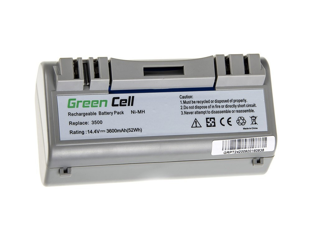Green Cell Battery (3.5Ah 14.4V) ACC263 14904 34001 38504 for iRobot Scooba 300 330 340 350 380 385 390 590 5900 5920