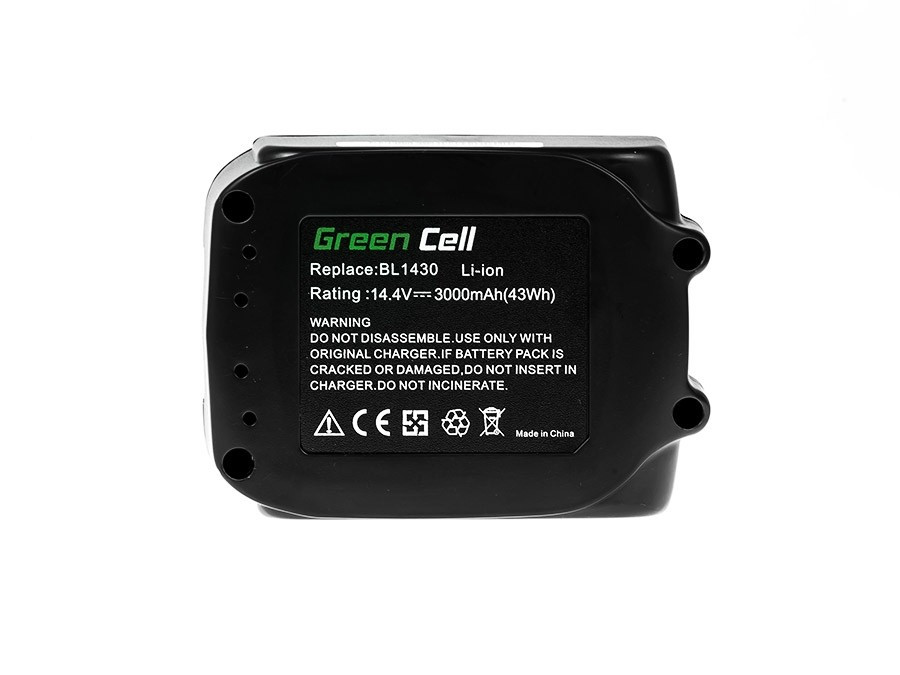 Baterie Green Cell Makita BL1415 BL1430 14.4V 3000mAh Li-ion
