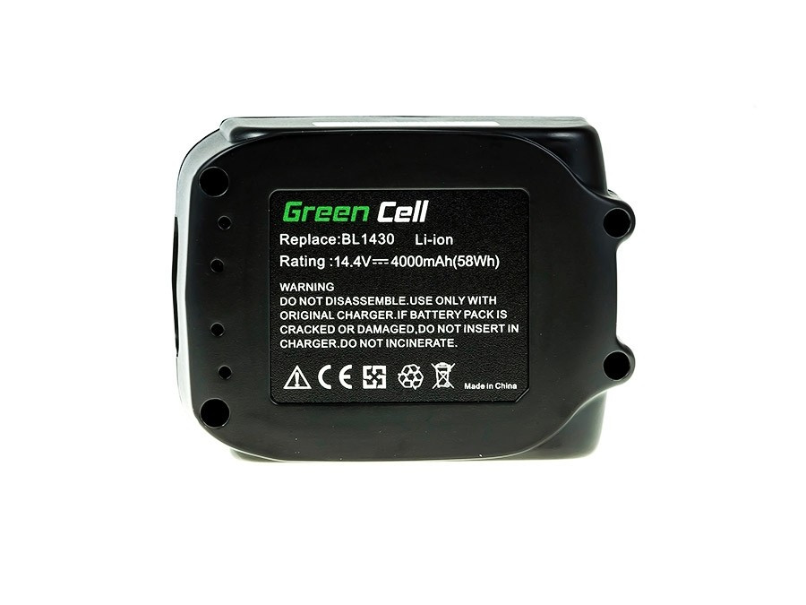 Baterie Green Cell Makita BL1415 BL1430 BL1440 14.4V 4000mAh Li-ion