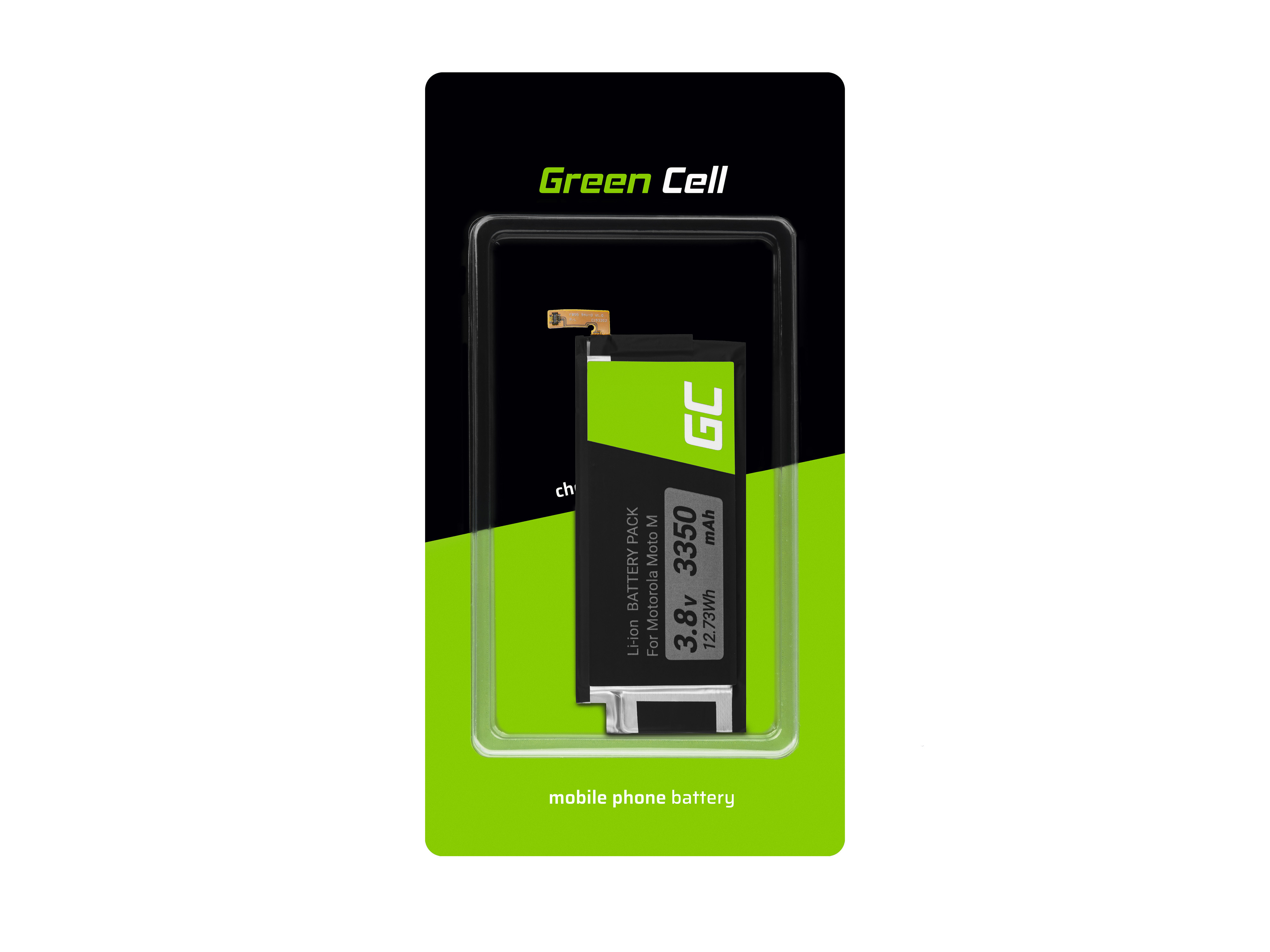 Green Cell BP120 Baterie do mobilu Motorola Moto X Force Bounce Droid Turbo 2 Moto M XT1580 XT1581 3350mAh Li-ion