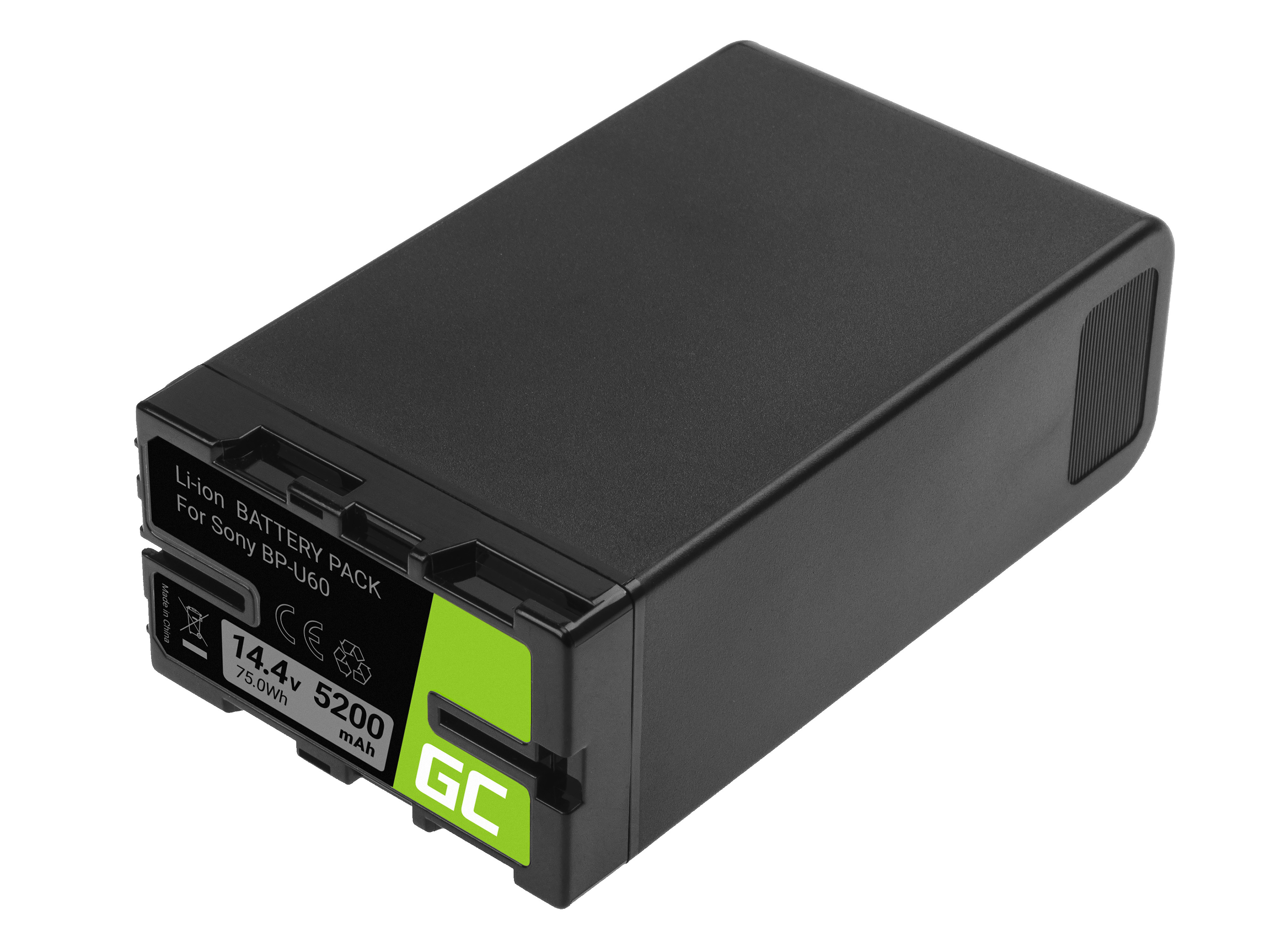 EOL--Green Cell Camera Battery BP-U90 BP-U60 BP-U30 for Sony 5200mAh 75Wh 14.4V