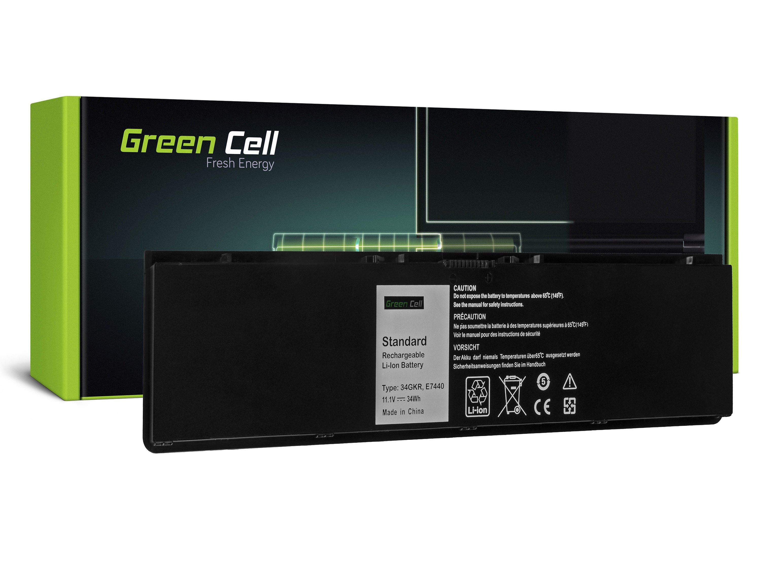 Green Cell DE98 Baterie Dell Latitude E7440/P40G001 3060mAh Li-Pol