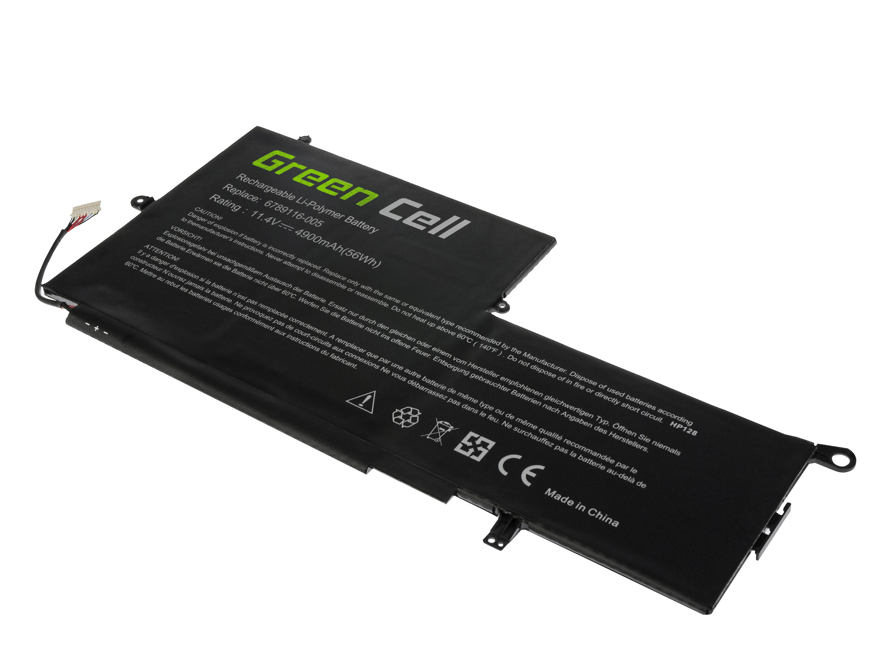Green Cell HP128 Baterie HP PK03XL HP Envy x360 13-Y HP Spectre Pro x360 G1 G2 HP Spectre x360 13-4000 4900mAh Li-Pol