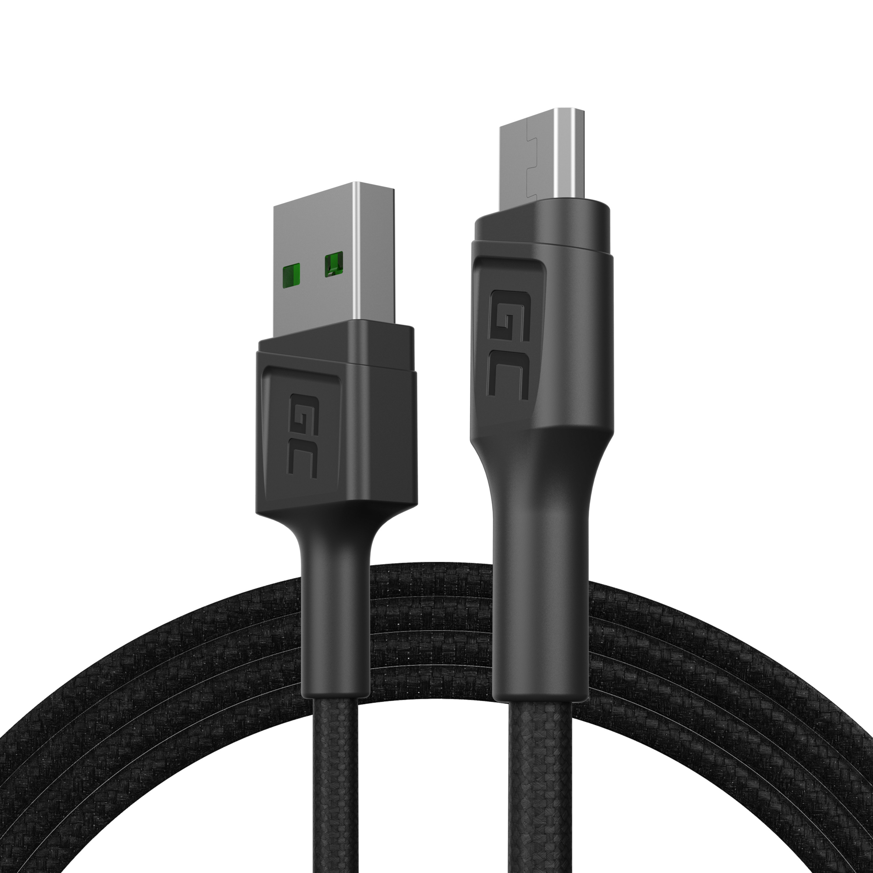 *Green Cell kabel GC Ray GC PowerStream USB-A - Micro USB 120cm, rychlé nabíjení Ultra Charge, QC 3.0