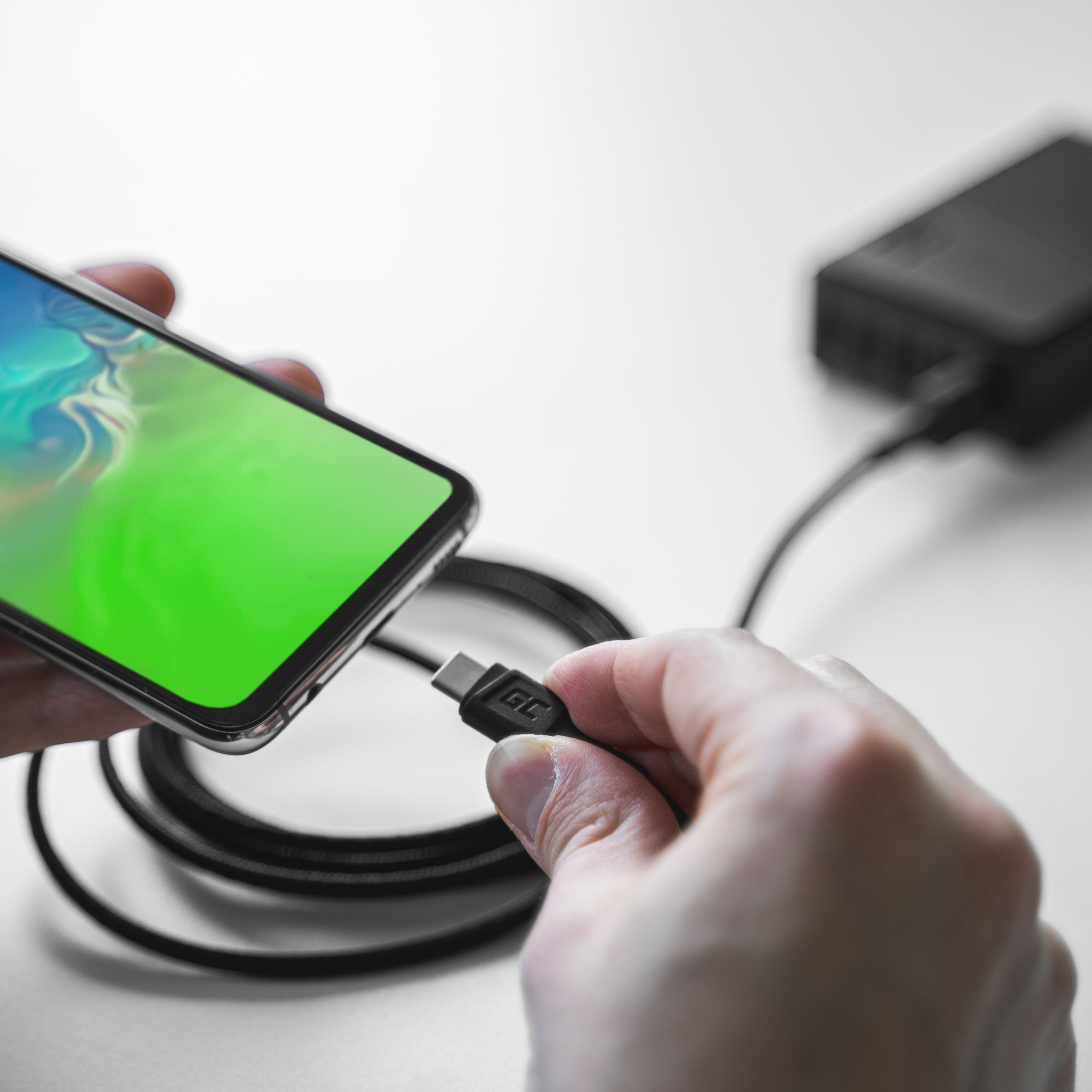 Green Cell kabel GC PowerStream USB-A - USB-C 200cm, rychlé nabíjení Ultra Charge, QC 3.0