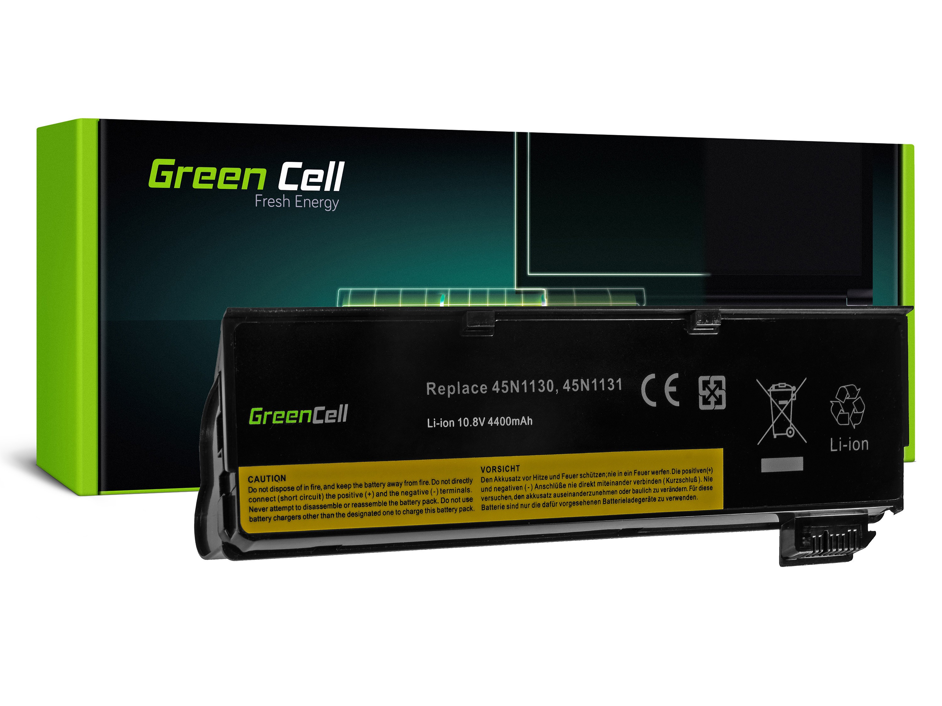 *Green Cell LE57V2 Baterie Lenovo ThinkPad T440 T440s T450 T450s T460 T460p T470p T550 T560 W550s X240 X250 X260 X270 L450 L460 L470 4400mAh Li-ion