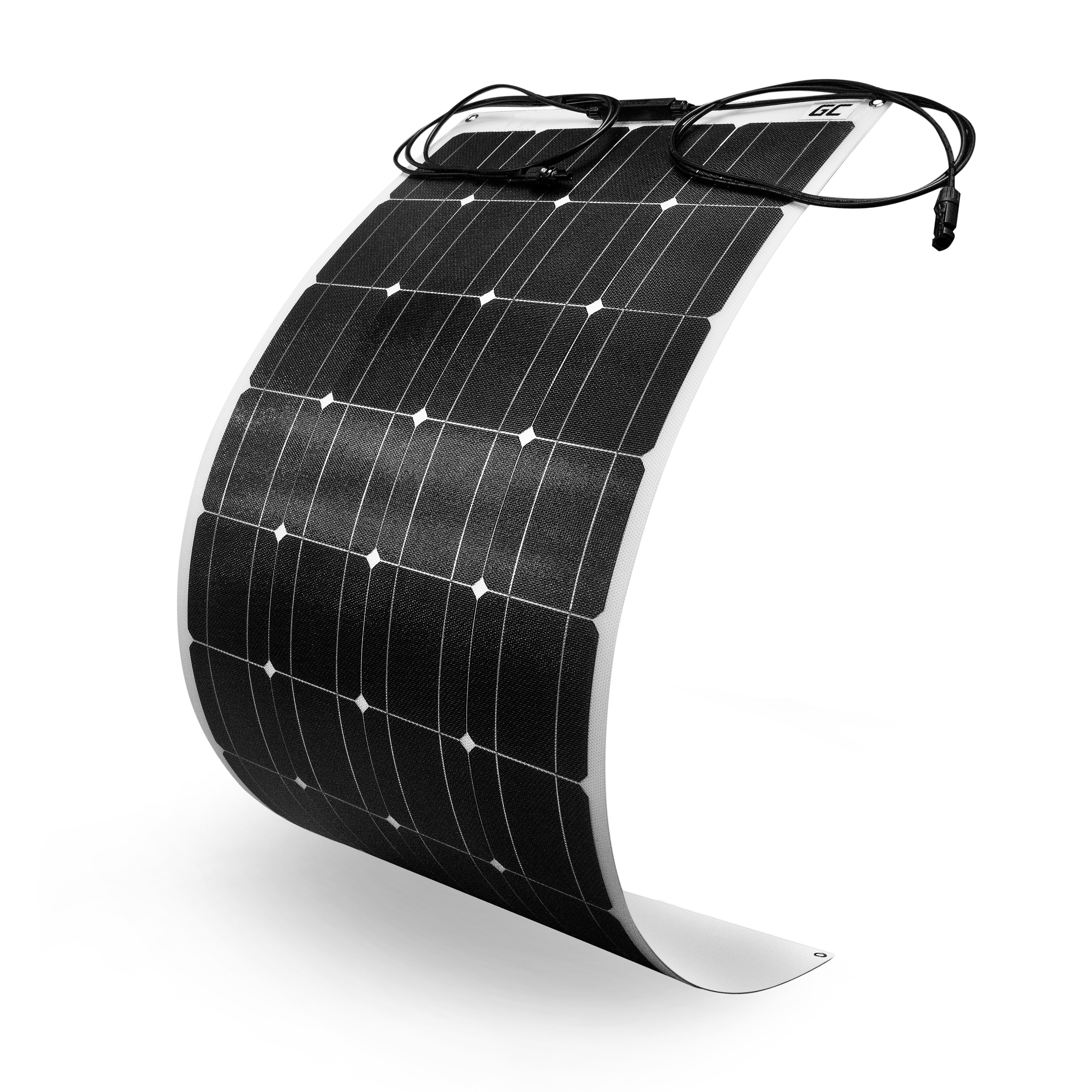 Flexibilní solární panel Green Cell GC solární panel 100 W / monokrystalický / 12 V 18 V / ETFE / MC4