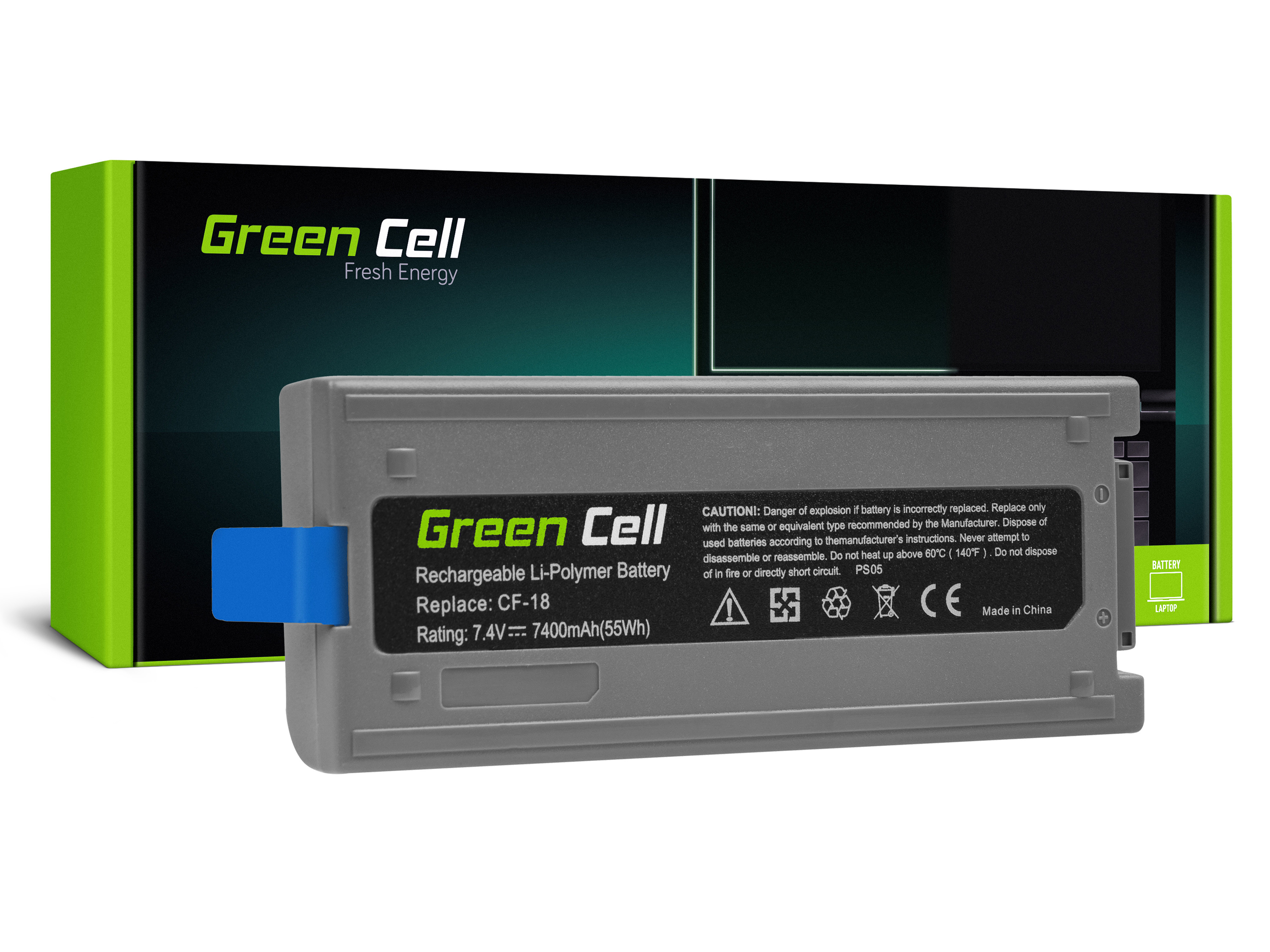 Green Cell PS06 Baterie Panasonic CF-VZSU30B,Panasonic Toughbook CF-18 7400mAh Li-Pol