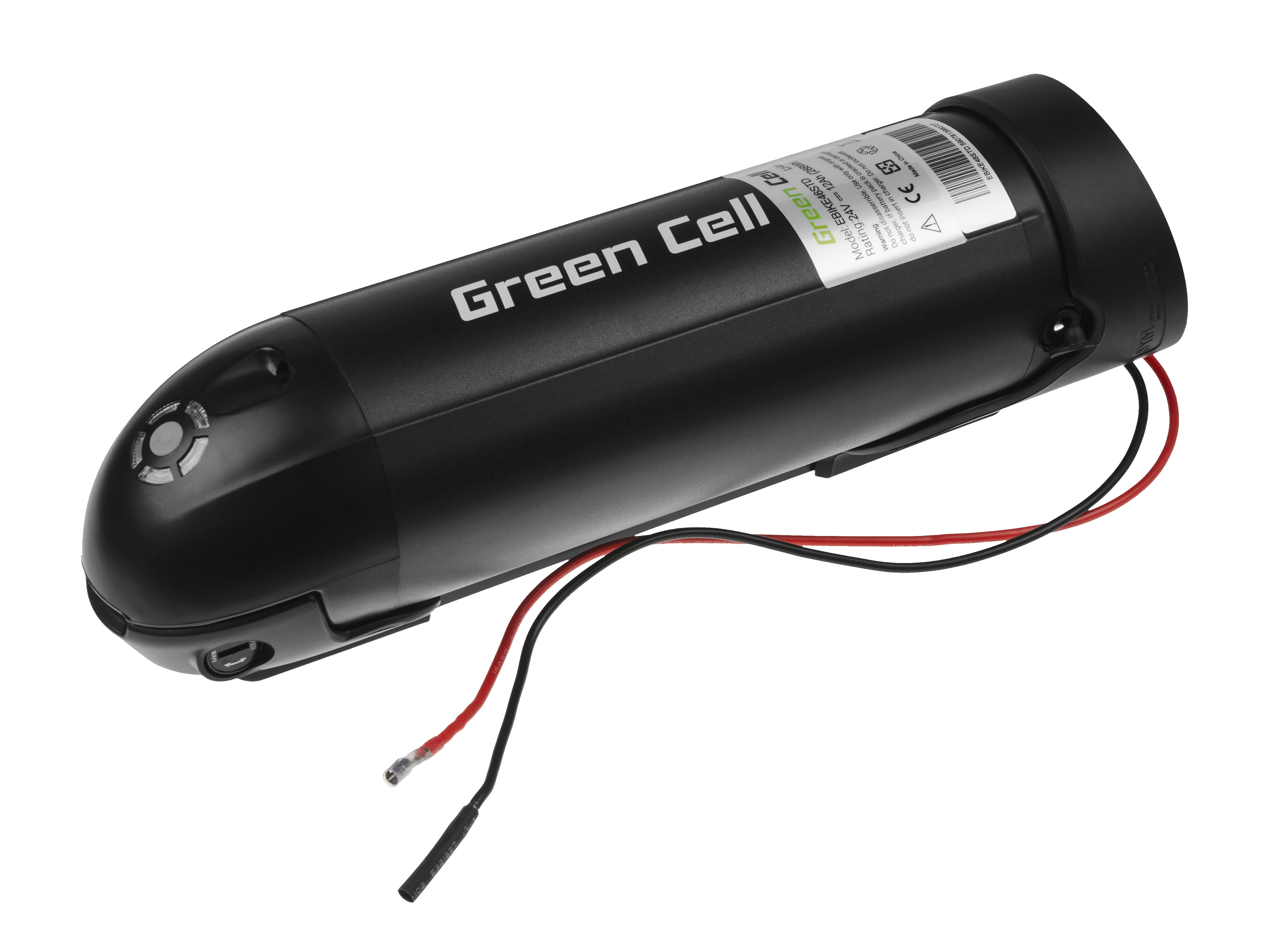 **Green Cell EBIKE46STD Baterie pro Elektrokola Bottle s Nabíječkou 24V 12Ah 288Wh Li-Ion