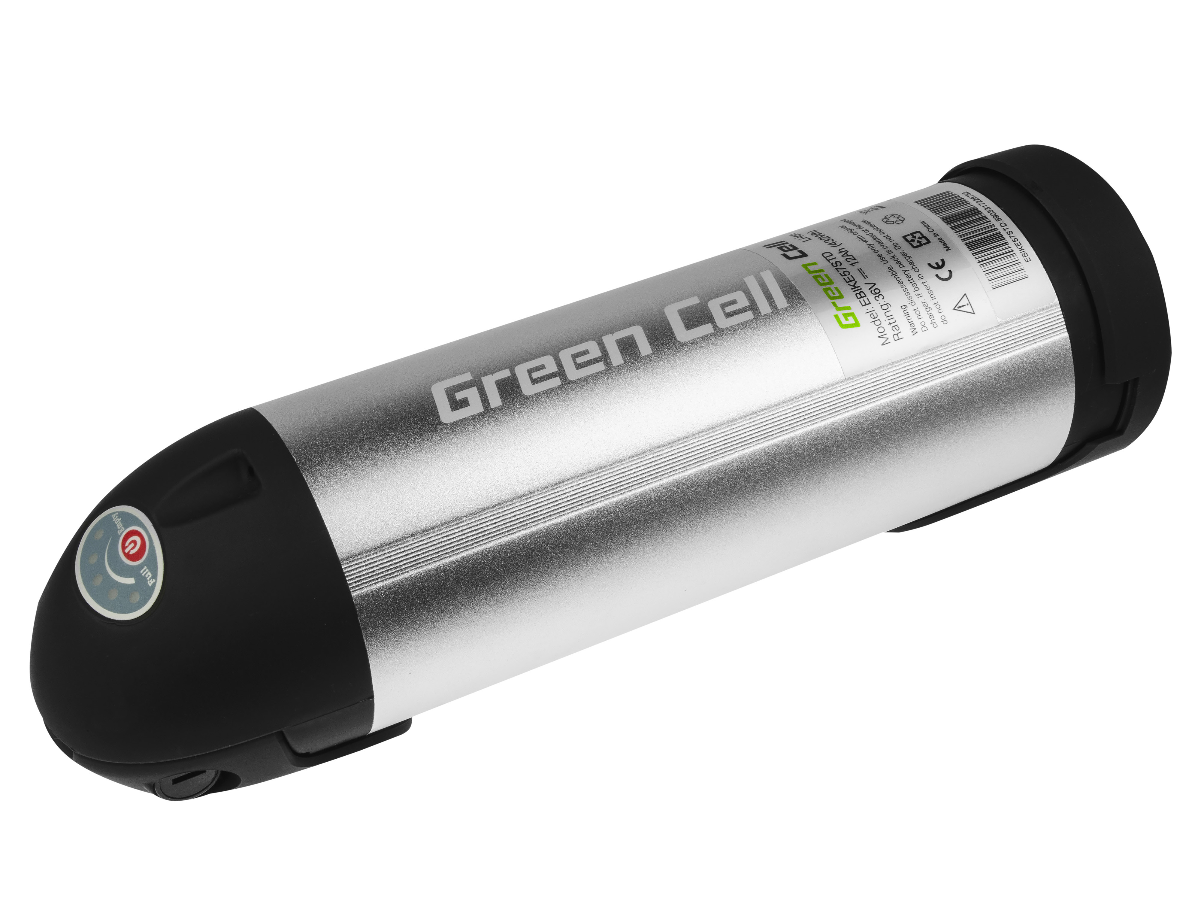 **Green Cell EBIKE57STD Baterie pro Elektrokola Bottle s Nabíječkou 36V 12Ah 432Wh Li-Ion