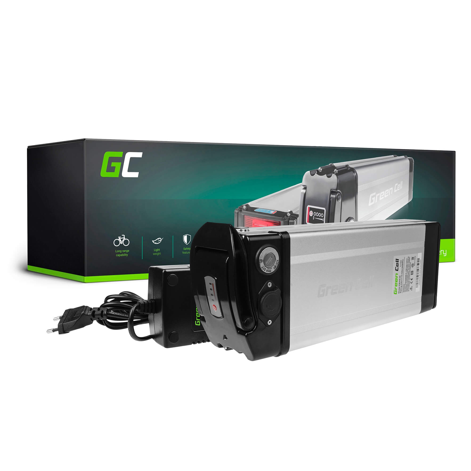 Green Cell EBIKE03STD Baterie Elektro Kolo e-Bike 36V 15Ah 540Wh Li-ion