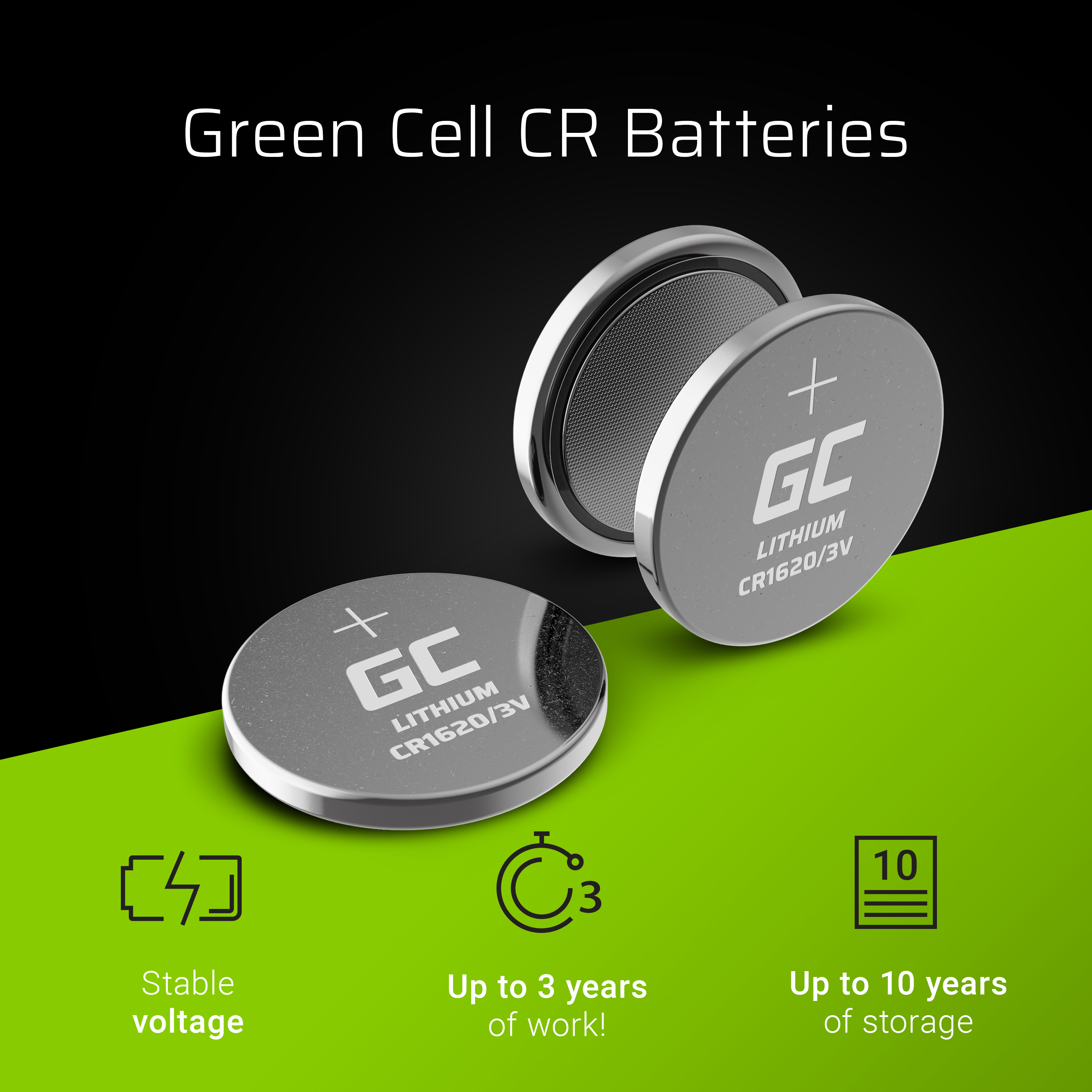 *Green Cell XCR06 Baterie knofliková Blister 5ks CR2430 3V 290mAh