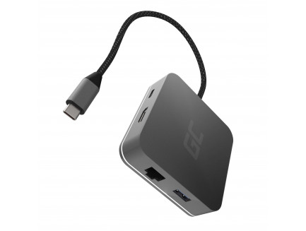 Green Cell forcking Station, Adapter, HUB USB-C HDMI - 7 ports für MacBook Pro, Dell XPS, Lenovo X1 Carbon und andere