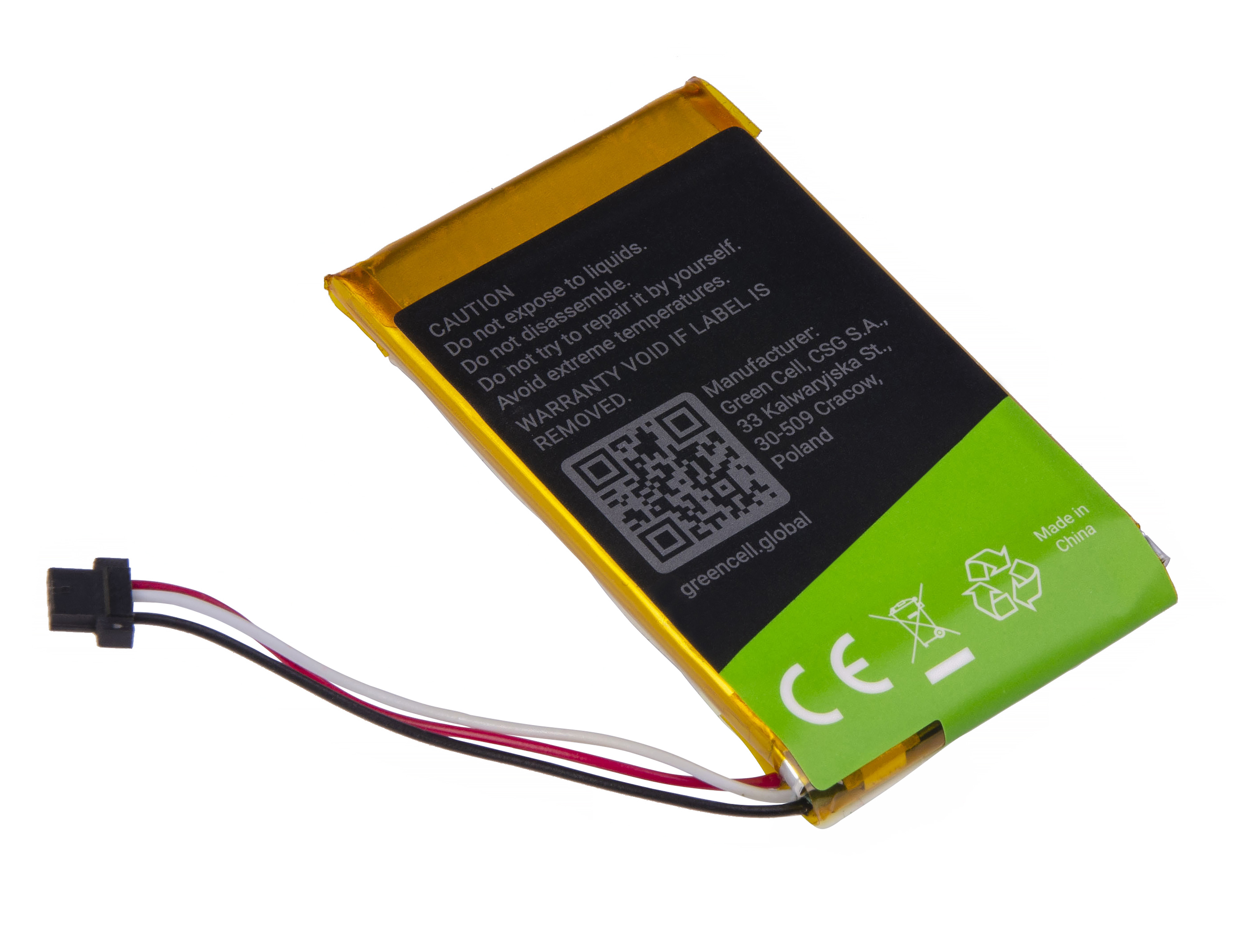 Green Cell Battery L0721-LF for Bluetooth Speaker Bluetooth JBL Clip 3 Clip 3AN Clip 3SAND, 1000mAh 3.7V Li-Polymer
