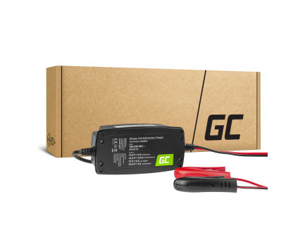 Green Cell Battery charger for AGM, Gel and Lead Acid 12V (6A)