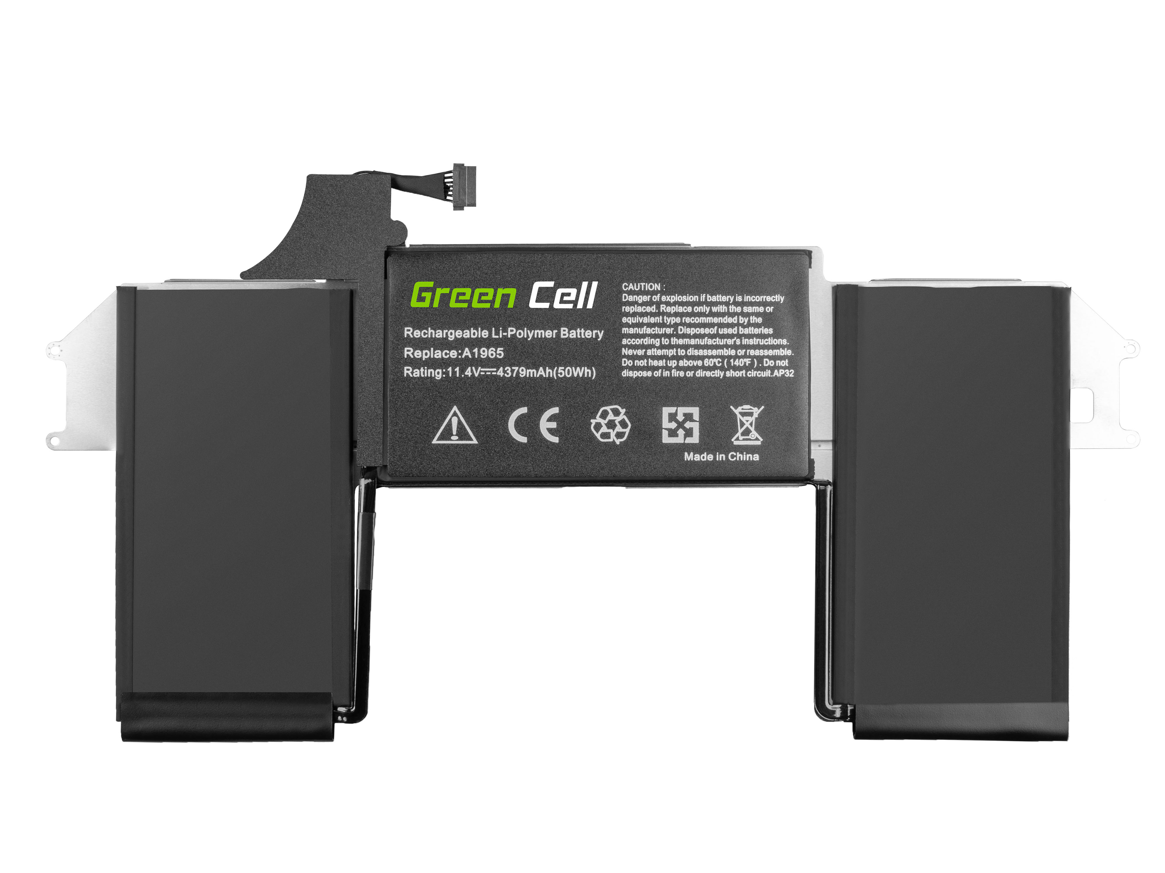 Green Cell AP32 Baterie Apple A1965, Apple MacBook Air 13 A1932 A2179 (2018, 2019, 2020) 49Wh Li-Pol