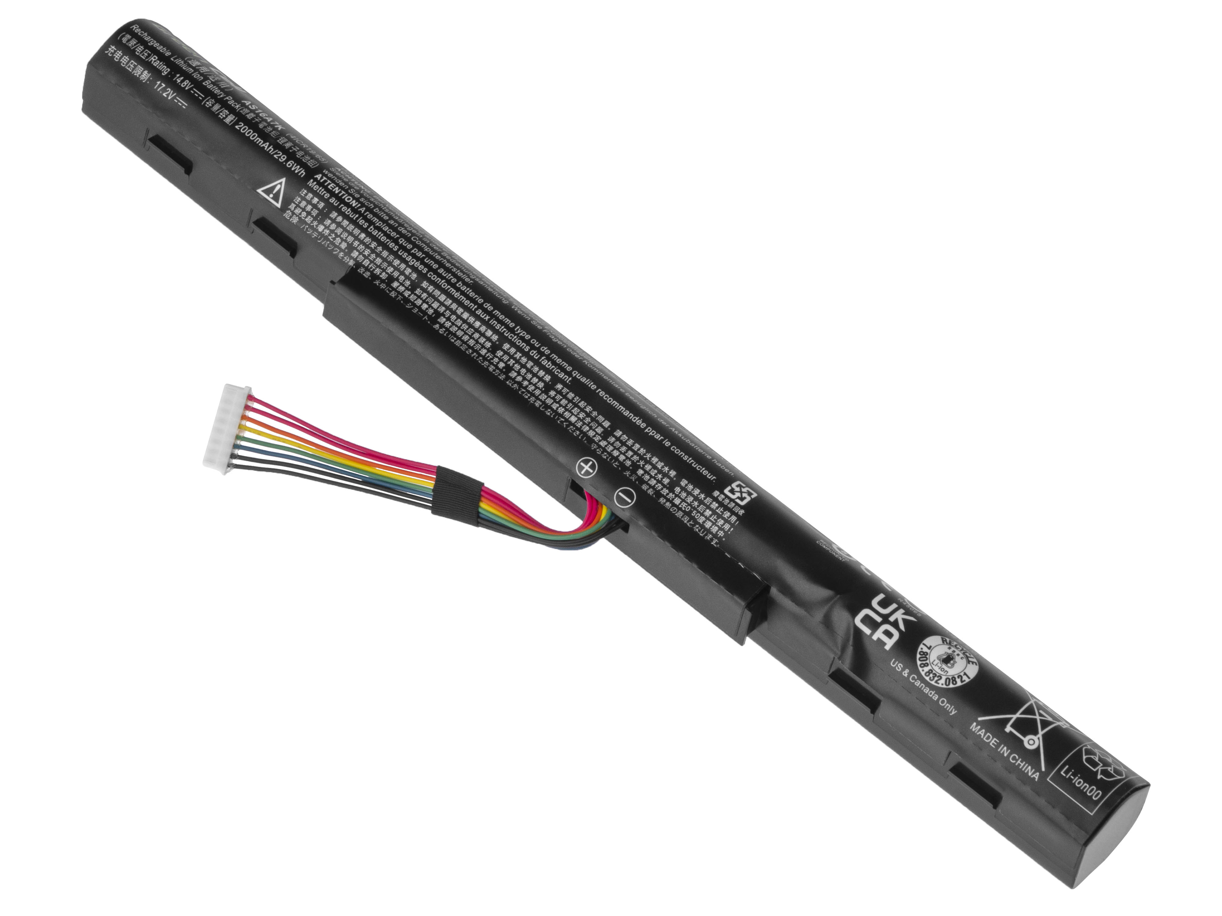 *Green Cell AC77 Baterie Acer AS16A5K pro Acer Aspire E15 E5-553 E5-553G E5-575 E5-575G F15 F5-573 F5-573G 2000mAh Li-ion