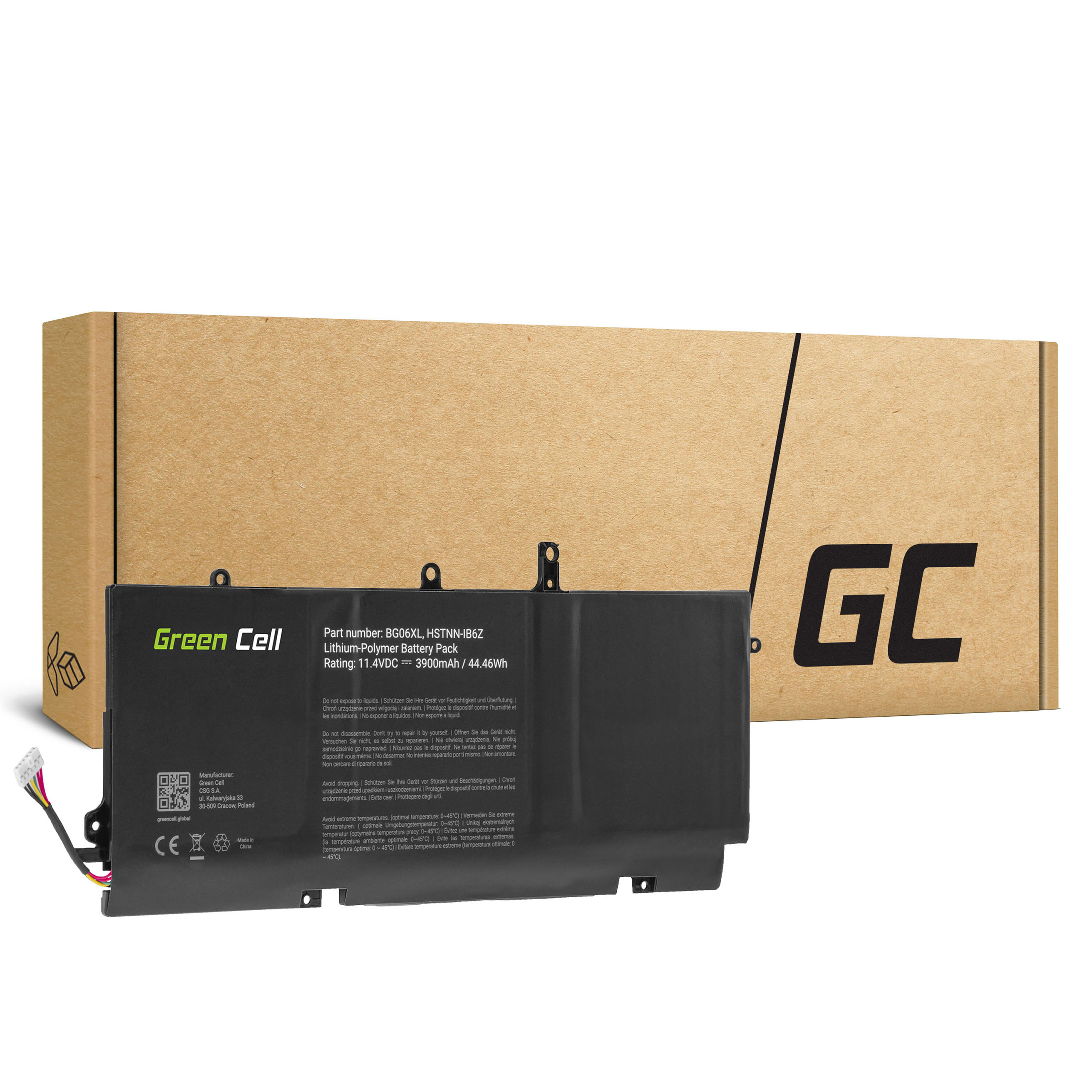 Green Cell HP179 Baterie HP BG06XL 805096-005 pro HP EliteBook Folio 1040 G3 3700mAh Li-Pol