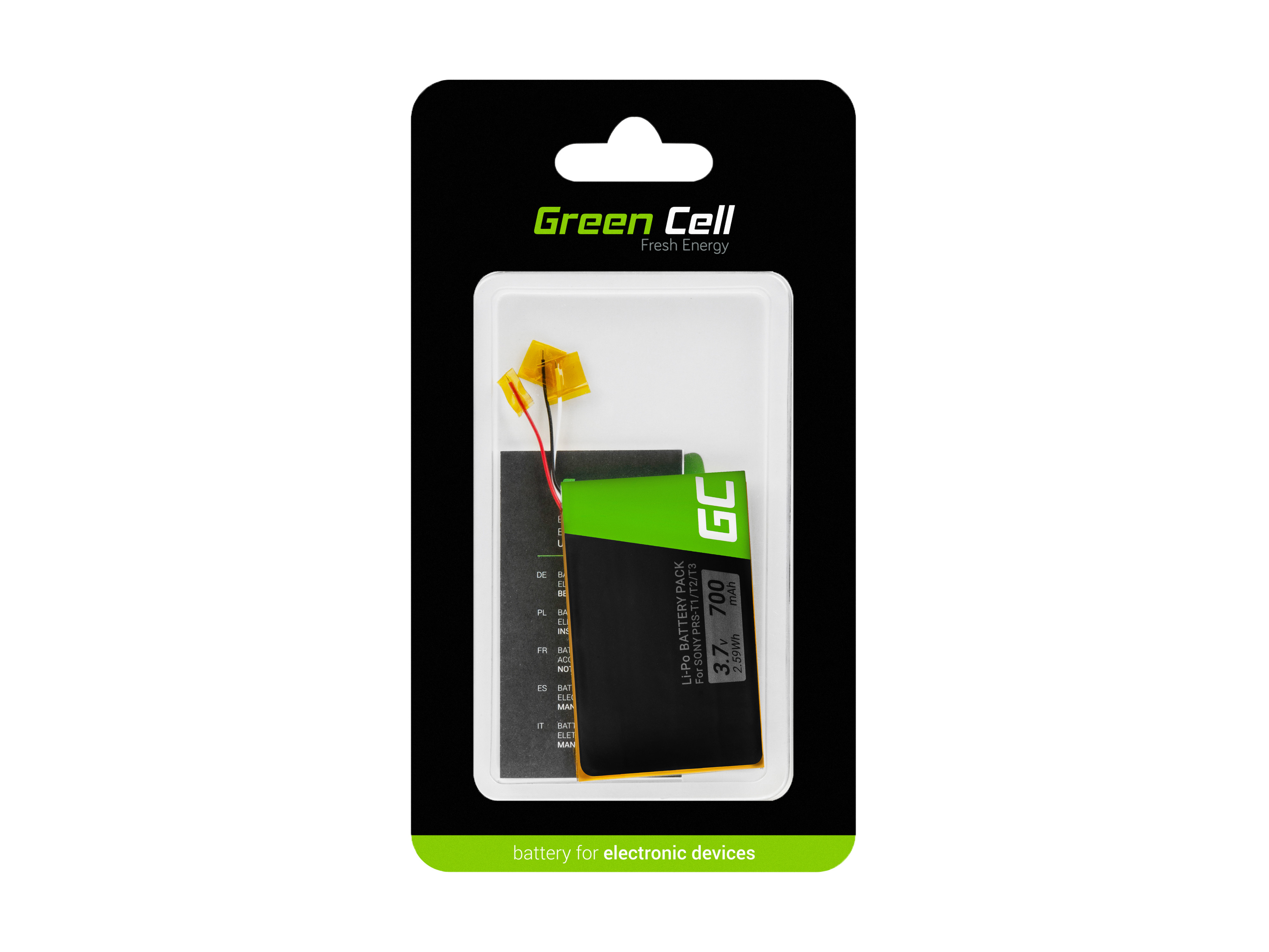 Green Cell ® Battery 1-756-769-11 for Sony Portable Reader System PRS-500 oraz PRS-505 E-book reader